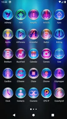 Colorful Pixel Glass Icon Pack Free android App screenshot 6